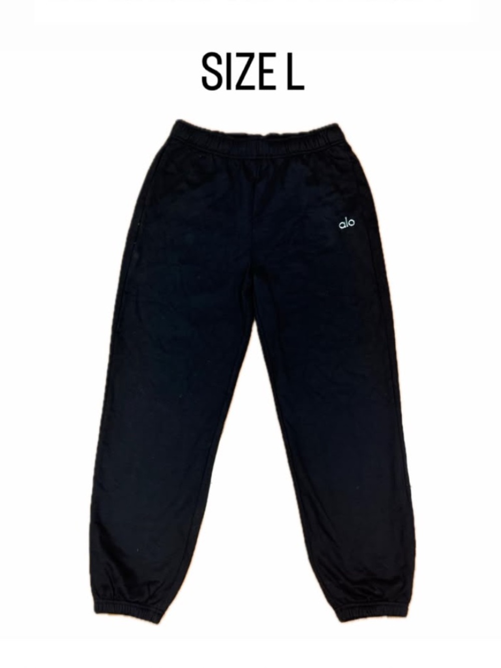 Alo Yoga Black Jogger Sweatpants Size Large.